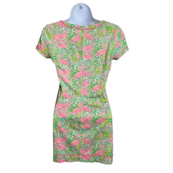 Lilly Pulitzer Women's Britton Flamingo Hot Wings Print Dress Size S - Picture 2 of 13
